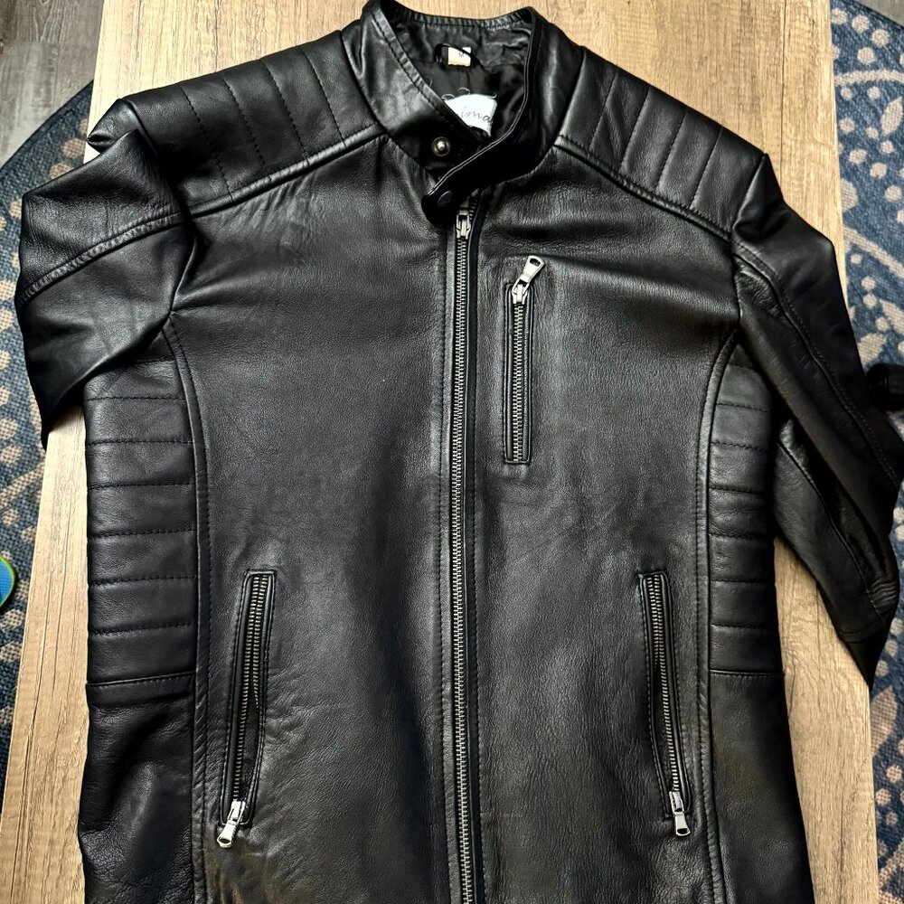 Biker Jacket (Genuine Leather)